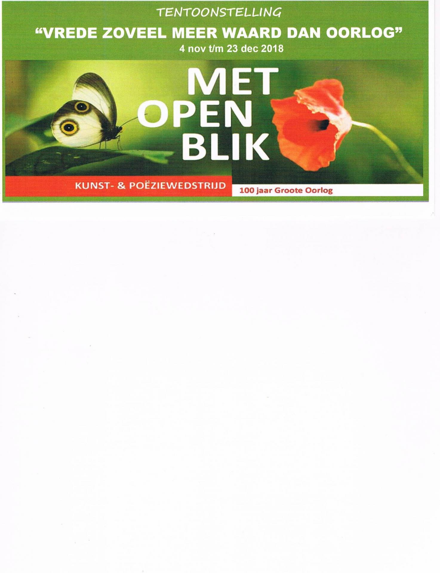 Invitation met open blik 2018 11